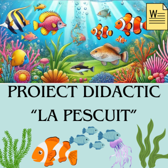 Proiect didactic  "La pescuit! "(5-7ani)