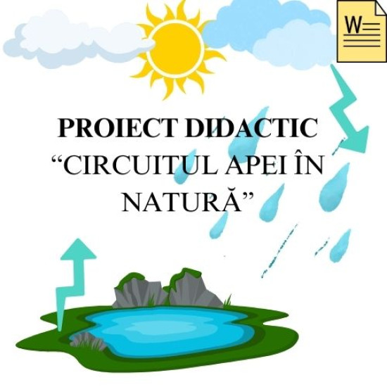 Proiect didactic  "Circuitul apei în natură"