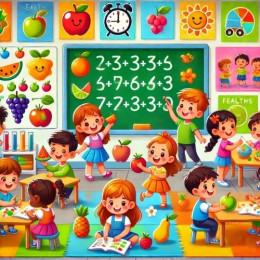 Proiect didactic „Copii sănătoși suntem, matematicieni buni creștem”
