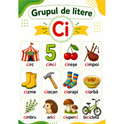 Grupuri de litere (ce, ci, che, chi, ge, gi, ghe, ghi)