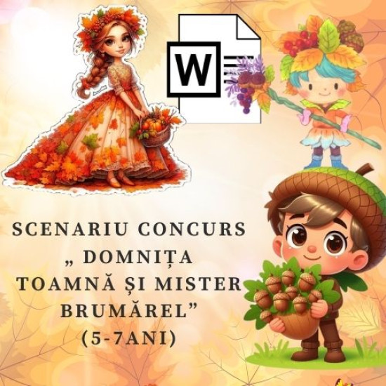 Scenariu concurs Domnița Toamnă și Mister Brumărel (6-7 ani)