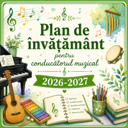 Plan de învățământ pentru conducător muzical, anul de studii 2026-2027