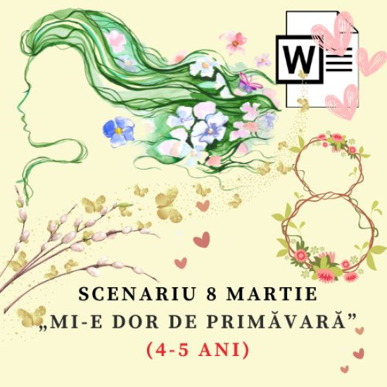 Scenariu Matineu „Mi-e dor de primăvară!” (4-5 ani)
