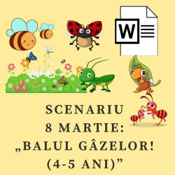 Scenariu serbare „Balul gâzelor”  (4-5 ani)